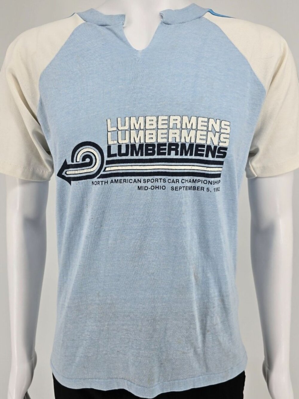 Vintage 1982 Lumbermens Mid-Ohio Camel GT 6-Hour Endurance Race T-Shirt (M)